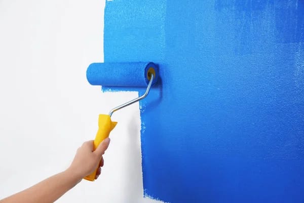 Commercial painting services in Brooklyn for office building with professional interior finish and modern color scheme